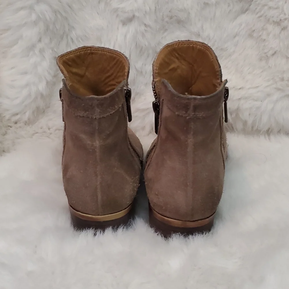 Lucky Brand Suede Ankle Booties